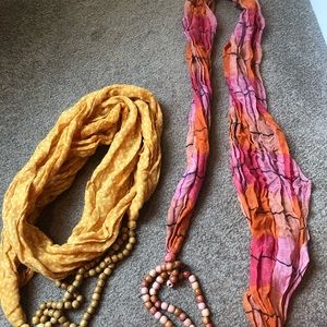 Anthropologie infinity scarves